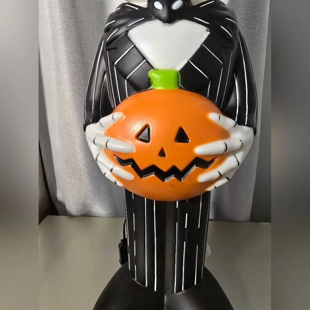 Disney Nightmare Before Christmas Jack Halloween Lighted Pumpkin Blow Mold 24